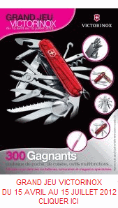 Grand jeu Victorinox 2012